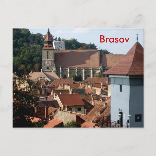 Downtown Brasov Postkarte (Vorderseite)