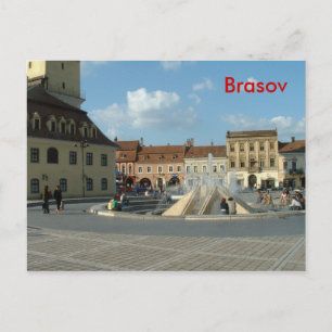 Downtown Brasov Postkarte