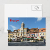 Downtown Brasov Postkarte (Vorne/Hinten)