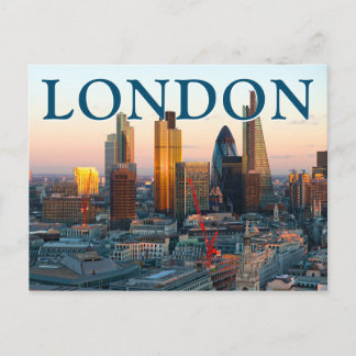 Downtown Business District | London, England Postkarte