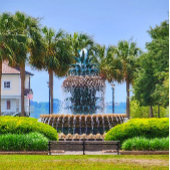 Downtown Charleston, SC Gebäude Poster