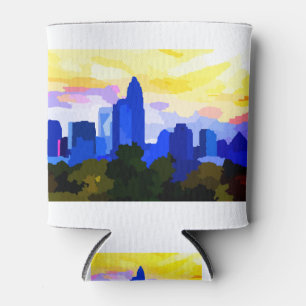 Downtown Charlotte North Carolina Skyline Sunset Dosenkühler