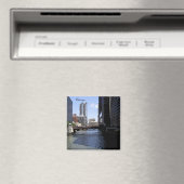 Downtown Chicago am Fluss Magnet (In Situ (Geschirrspüler))