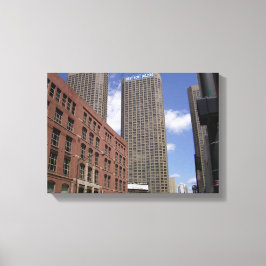 Downtown Chicago by Bay Leinwanddruck