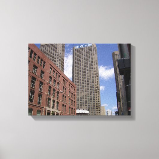 Downtown Chicago by Bay Leinwanddruck (Vorderseite)