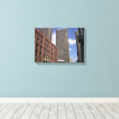 Downtown Chicago by Bay Leinwanddruck (Insitu (Holzboden))