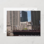Downtown Chicago, Chicago Tribune Postkarte (Vorne/Hinten)