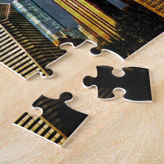 Downtown Chicago Illinois Skyline Jigsaw Puzzle (Seite)