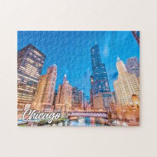 Downtown Chicago, Illinois, Vereinigte Staaten Puzzle