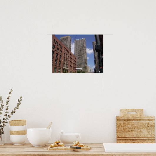 Downtown Chicago Poster (Küche)