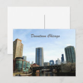 Downtown Chicago Postkarte (Vorne/Hinten)