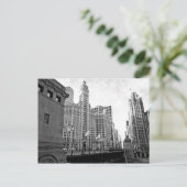 Downtown Chicago Postkarte (Stehend Vorderseite)