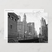 Downtown Chicago Postkarte (Vorne/Hinten)
