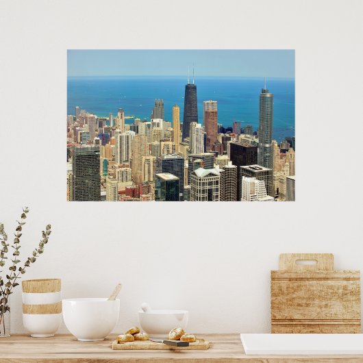 Downtown Chicago Skyline Poster (Küche)