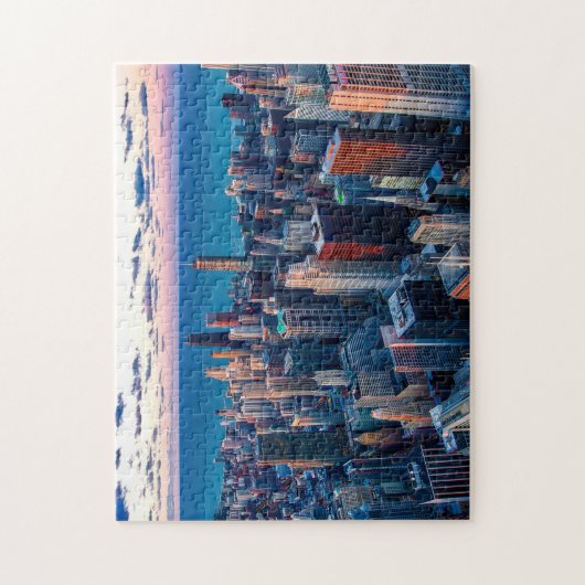 Downtown Chicago Skyscraper View Puzzle (Vertikal)