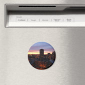 Downtown Chicago Sunset Magnet (In Situ (Geschirrspüler))