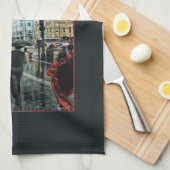 Downtown Chicago Water Tower Place Geschirrtuch (Viertel Falte)