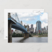 Downtown Cincinnati Postkarte (Vorne/Hinten)