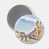 Downtown Cluj Napoca Magnet (Vorderseite/Rückseite)