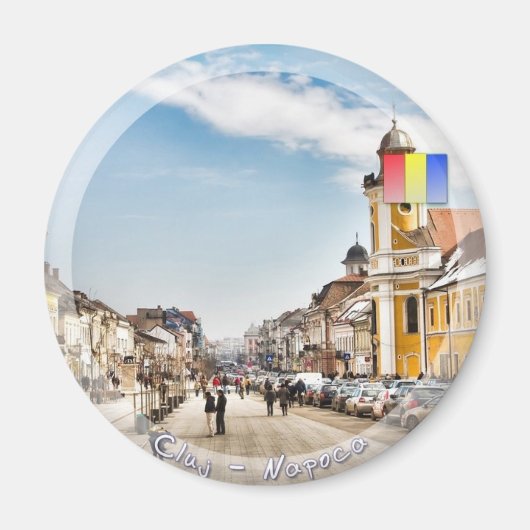 Downtown Cluj Napoca Magnet (Vorne)