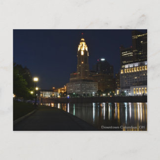 Downtown Columbus, OH Skyline Postkarte