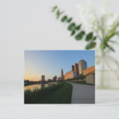 Downtown Columbus, Ohio at Sunset Postkarte (Stehend Vorderseite)
