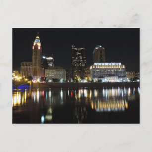 Downtown Columbus Skyline Postkarte