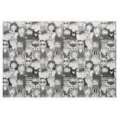 Downtown Crowd Faces Gray ID494 Stoff (Fat Quarter (45,7 x 55,9 cm))