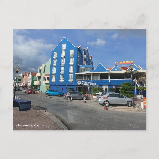 Downtown Curacao Postkarte (Vorderseite)