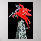 Downtown Dallas Pegasus Neon - Schild (Vorne)