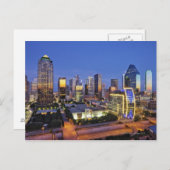 Downtown Dallas Skyline Postkarte (Vorne/Hinten)