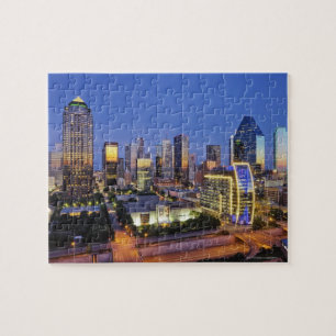 Downtown Dallas Skyline Puzzle