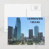 Downtown Dallas Texas # 3 Postkarte (Vorne/Hinten)