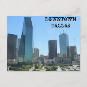 Downtown Dallas Texas # 3 Postkarte