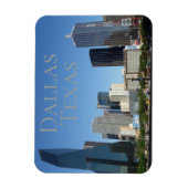 Downtown Dallas Texas Souvenir Magnet (Vertikal)