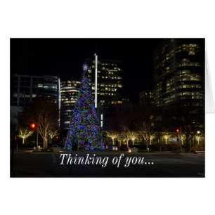 Downtown Dallas Weihnachten Denken Sie an Ihre Kar