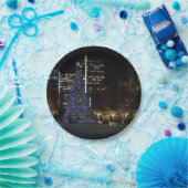 Downtown Dallas Weihnachten Pappteller (Party)