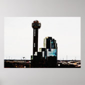 Downtown Dallas Wiedersehen City Fotoposter Poster (Vorne)