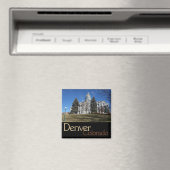 Downtown Denver, Colorado Hauptstadt Gebäude Magnet (In Situ (Geschirrspüler))