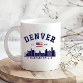 Downtown Denver Skyline Scene Kaffeetasse