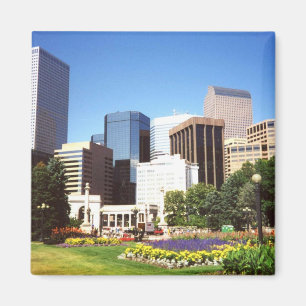 Downtown Denver Souvenir Magnet