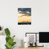 Downtown Denver // Sunset Skyline Poster (Heimbüro)