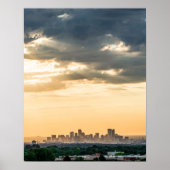 Downtown Denver // Sunset Skyline Poster (Vorne)