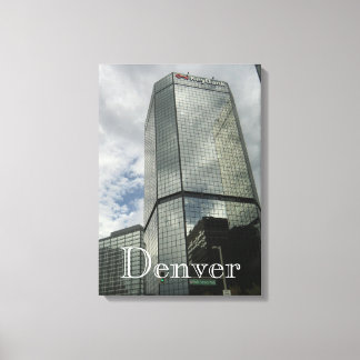 Downtown Denver Wrapped Leinwand