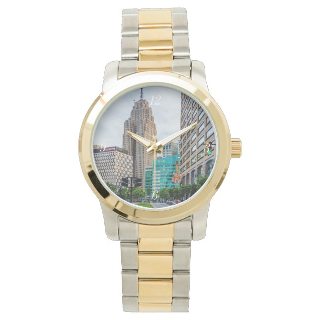 Downtown Detroit Armbanduhr (Vorderseite)