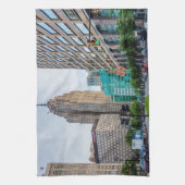 Downtown Detroit Geschirrtuch (Vertikal)