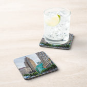 Downtown Detroit Getränkeuntersetzer (Rechte Seite)