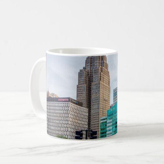 Downtown Detroit Kaffeetasse (Vorderseite Links)
