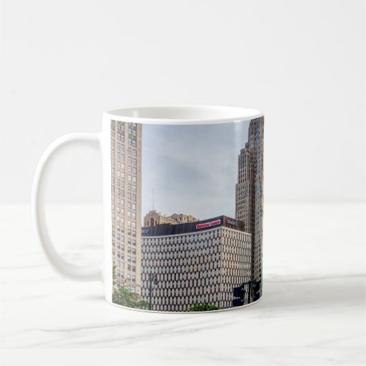 Downtown Detroit Kaffeetasse (Links)