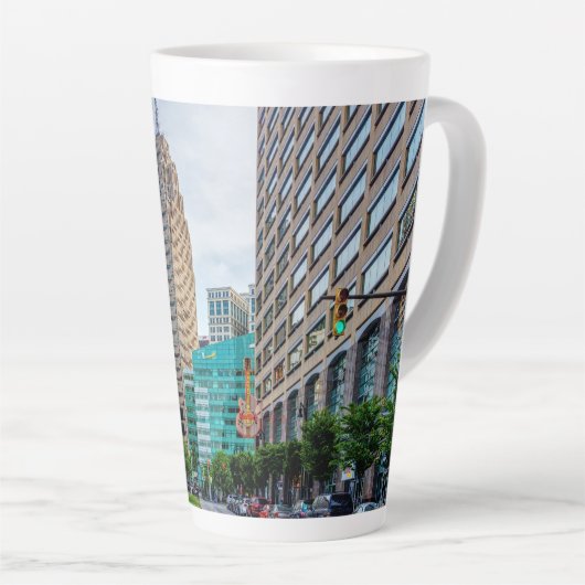 Downtown Detroit Milchtasse (Rechte Ecke)